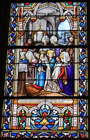 기도하는 복녀 프란치스카 당부아즈_photo by XIIIfromTOKYO_in the Church of Saint-Clair in Reguiny_France.jpg